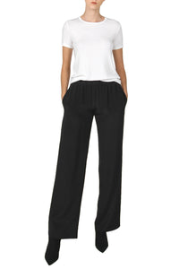 Heavy Stretch Flare Pants Marie France Van Damme 0 Black 