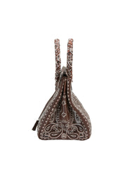 JAY AHR | Bandana Brown - Hermes Birkin 35 Marie France Van Damme 