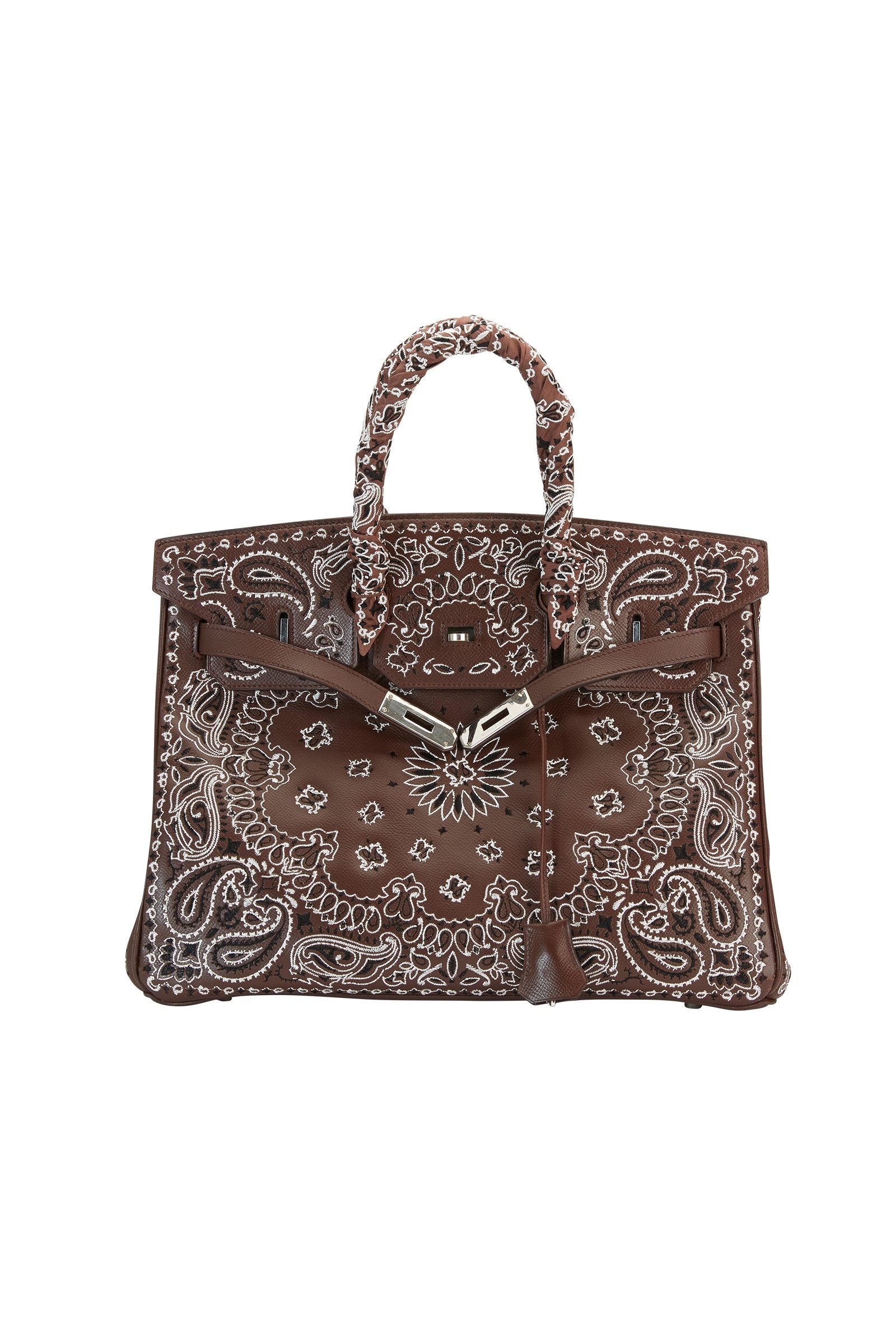 Hermès Birkin 35 Togo / Embroidery customised by Jay Ahr