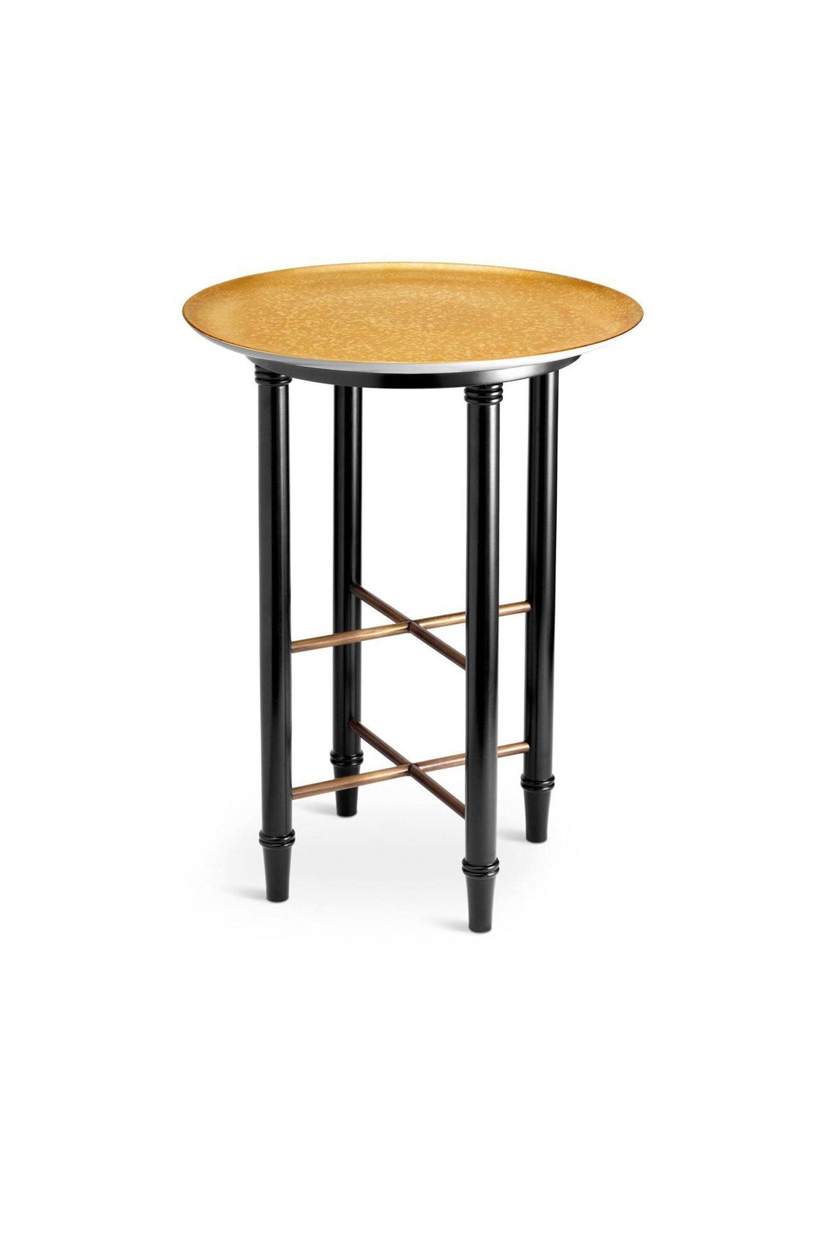 L’OBJET | Alchimie Side Table L'Objet Marie France Van Damme Gold 