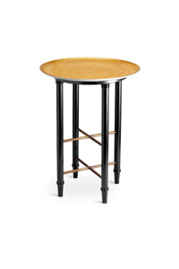 L’OBJET | Alchimie Side Table L'Objet Marie France Van Damme Gold 