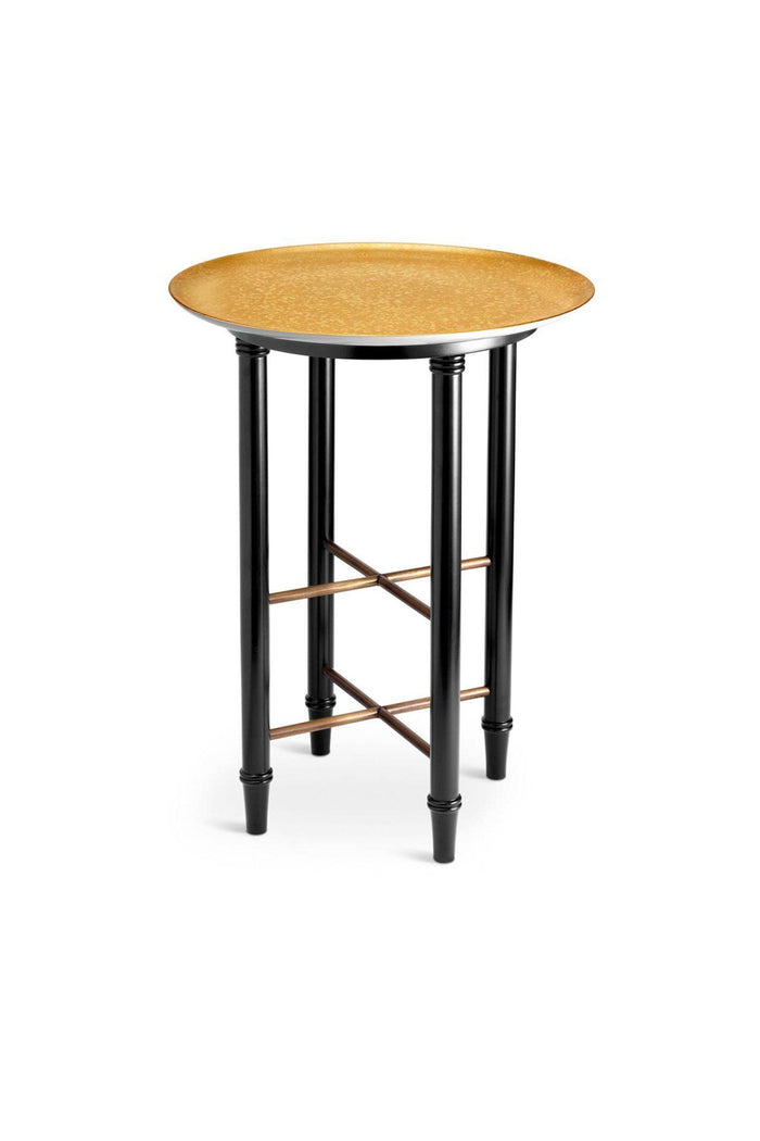 L’OBJET | Alchimie Side Table L'Objet Marie France Van Damme Gold 