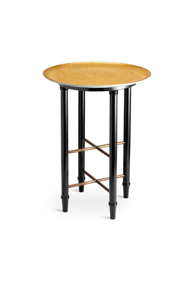 L’OBJET | Alchimie Side Table L'Objet Marie France Van Damme Gold 