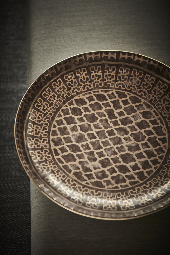 L’OBJET | Fortuny Ashanti Round Platter L'Objet Marie France Van Damme 