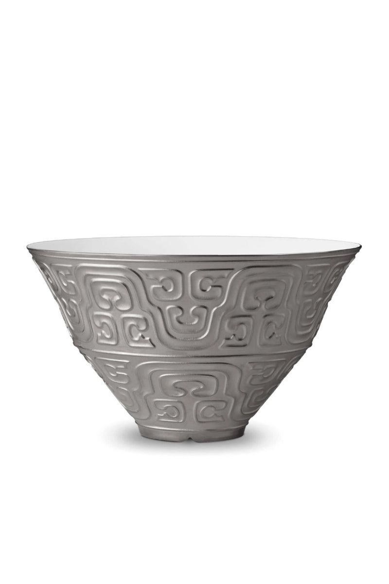 L’OBJET | Han Bowl L'Objet Marie France Van Damme Silver Large 