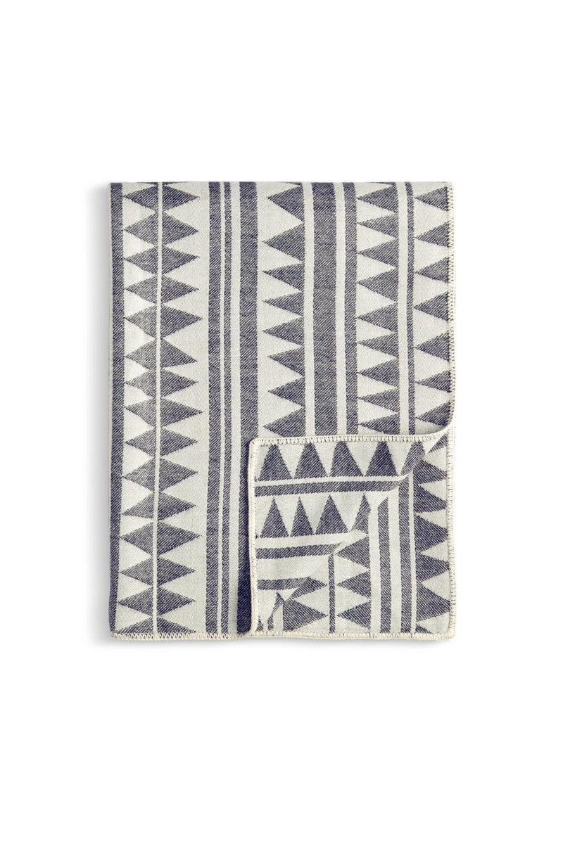 L’OBJET | Triangles Jacquard Throw L'Objet Marie France Van Damme Ercu + Grey 