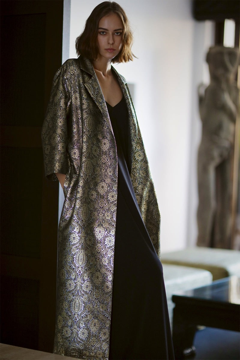 Long Oriental Trench Coat