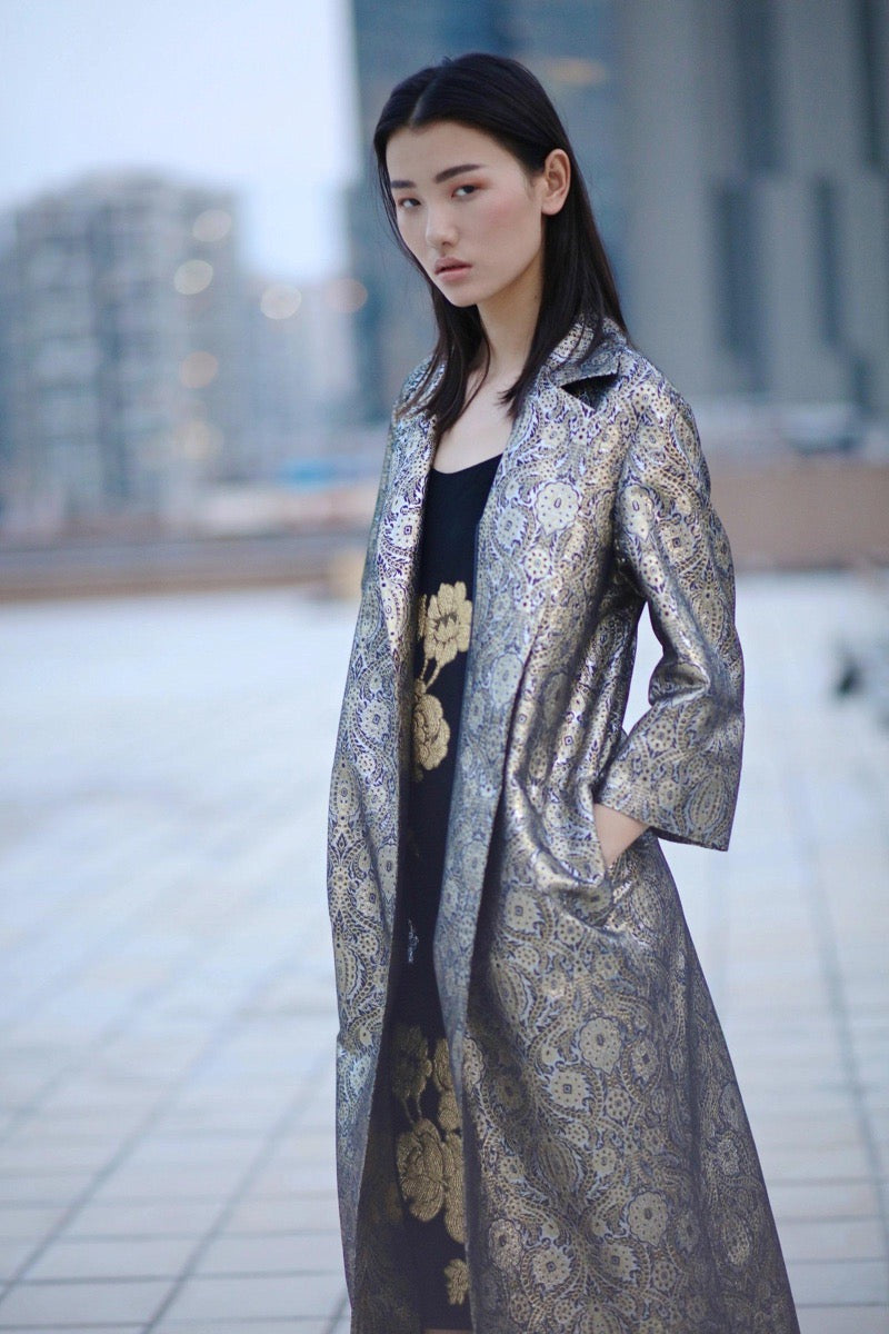 Long Oriental Trench Coat