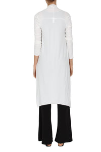 Long Silk Blend Michi Cardigan Knitwear Marie France Van Damme 