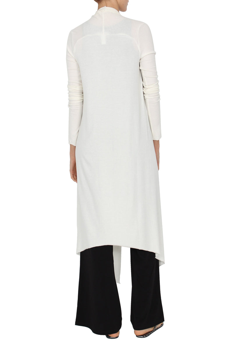 Long Silk Blend Michi Cardigan Knitwear Marie France Van Damme 