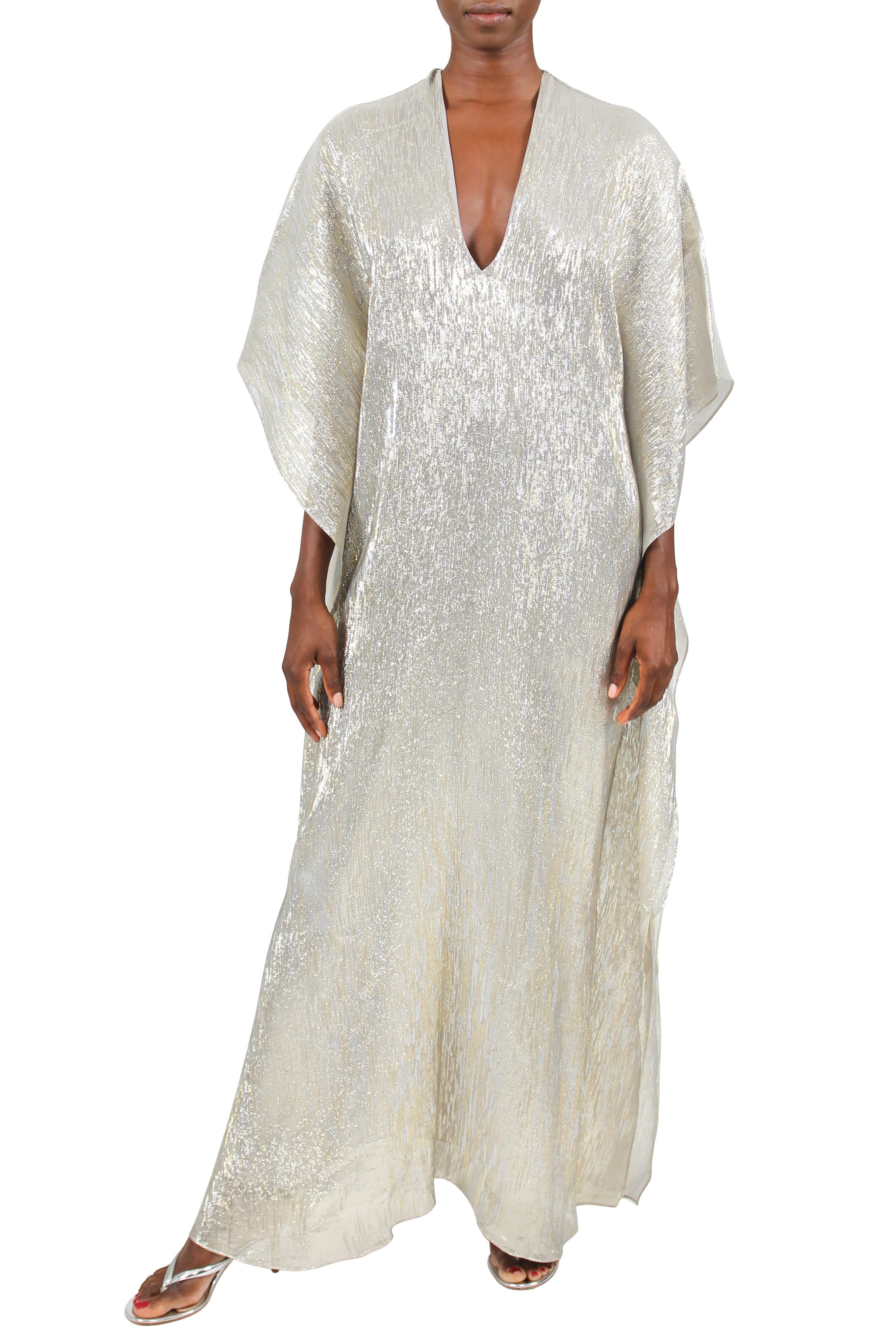 Metallic Boubou Caftans Marie France Van Damme 