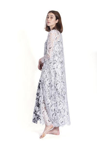 Metallic Lace Coat Cover Ups Marie France Van Damme 