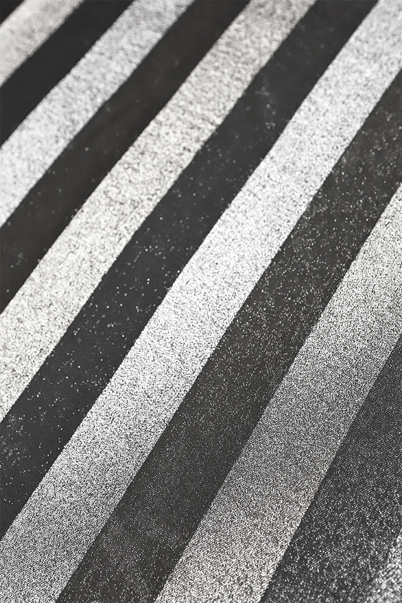 Metallic Stripe Boubou Caftan