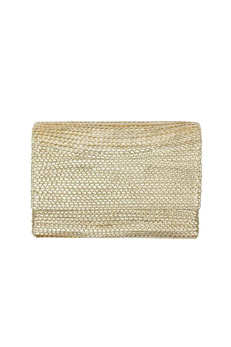 MFVD Small Clutch Marie France Van Damme Small Gold 