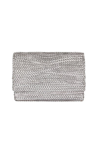 MFVD Small Clutch Marie France Van Damme Small Silver 