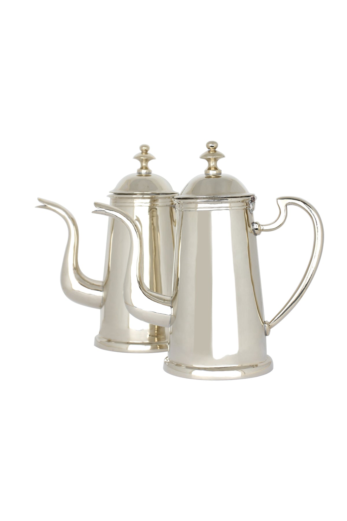 Moroccan Antique Coffee Pots Marie France Van Damme Silver 