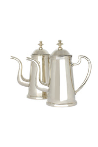 Moroccan Antique Coffee Pots Marie France Van Damme Silver 
