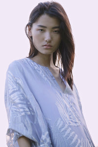 Palm Midi Metallic Boubou Caftans Marie France Van Damme 