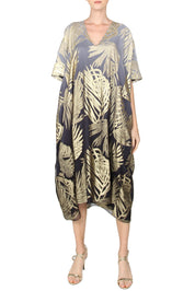 Palm Midi Metallic BouBou Marie France Van Damme One Size Black Gold Ombre 