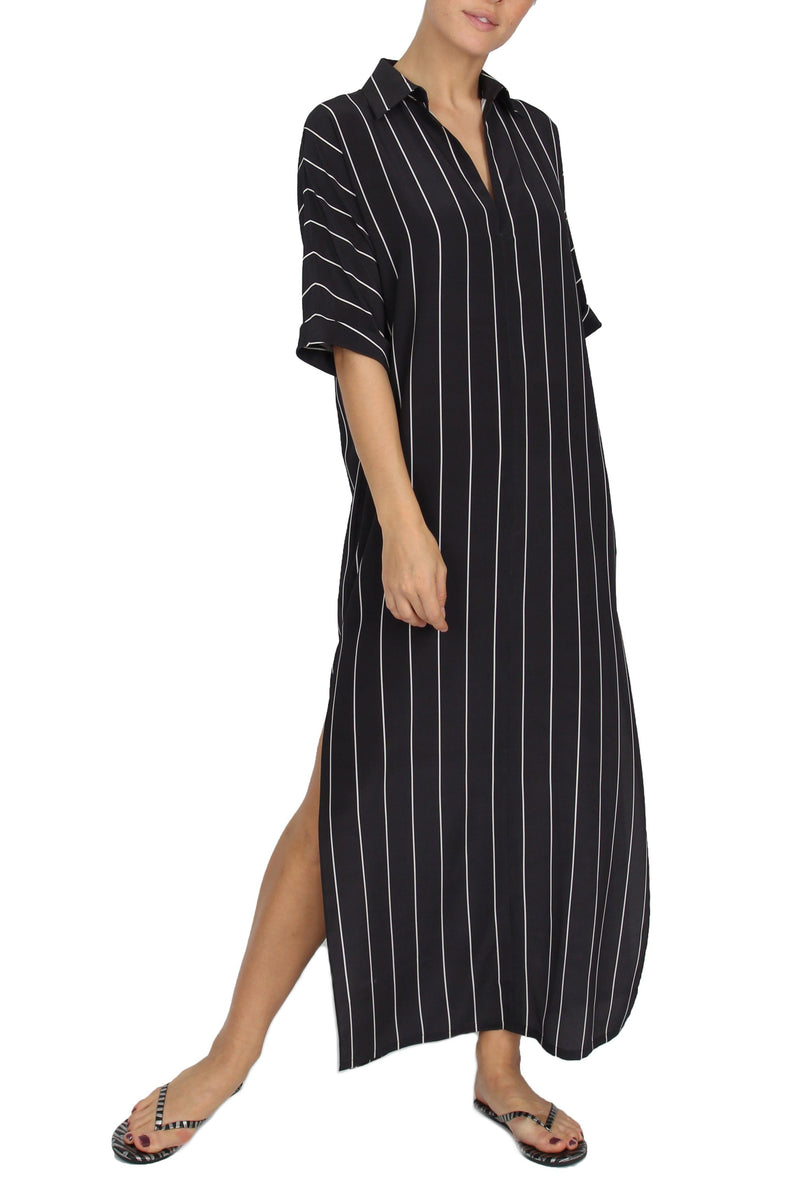 Polo Dress Marie France Van Damme 0 Pin Stripe 