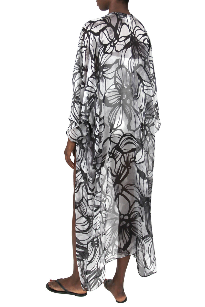 Printed Babani Cover Up Marie France Van Damme 