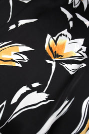 Printed Racer Back Long Dress Dresses Marie France Van Damme 