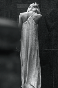 Racer Back Metallic Sun Dress Dresses Marie France Van Damme 