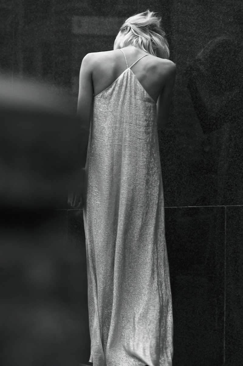 Racer Back Metallic Sun Dress Dresses Marie France Van Damme 