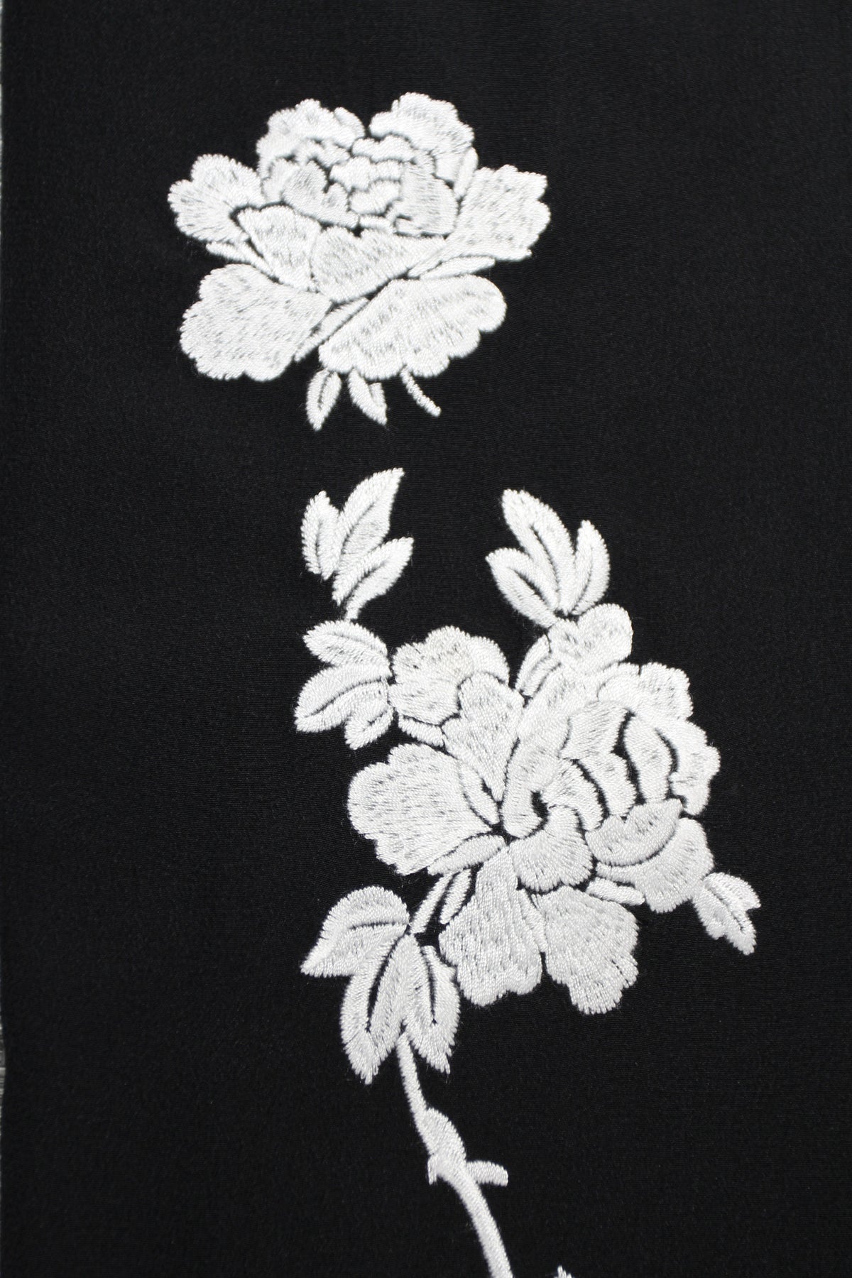 Rose Embroidered Long Hammer Dress Caftans Marie France Van Damme 