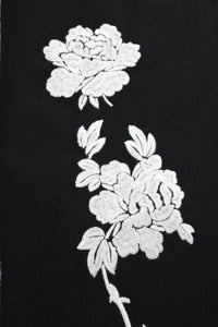 Rose Embroidered Long Hammer Dress Caftans Marie France Van Damme 