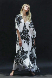 Rose Lurex Boubou Caftans Marie France Van Damme 