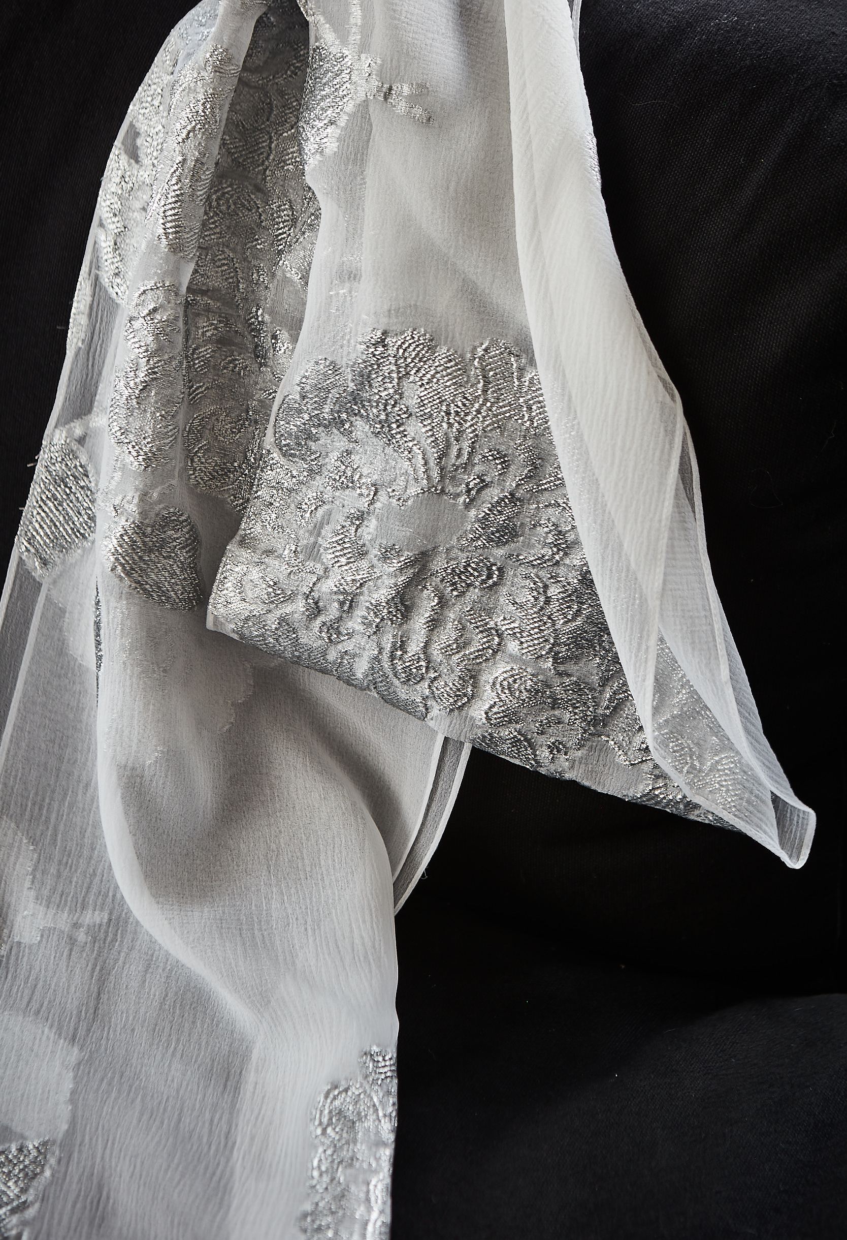 Rose Scarf Marie France Van Damme 