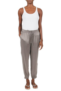 Satin Track Pants Pants Marie France Van Damme 