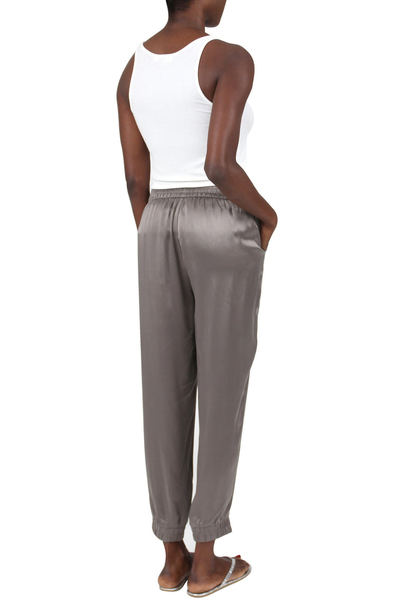Satin Track Pants Pants Marie France Van Damme 