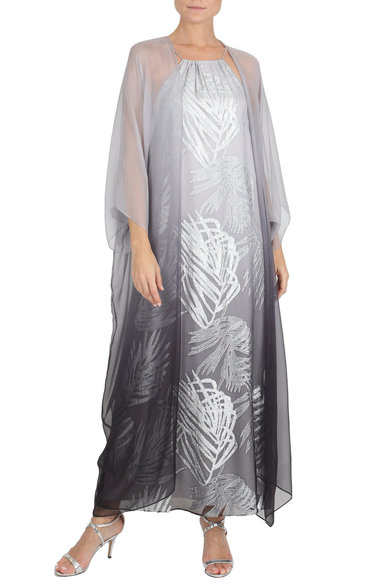 Silver Ombre Babani Cover Up Cover Ups Marie France Van Damme One Size Silver Ombre 