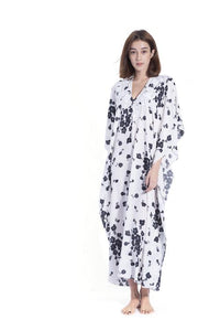 Small Flower Embroidered Boubou Marie France Van Damme 