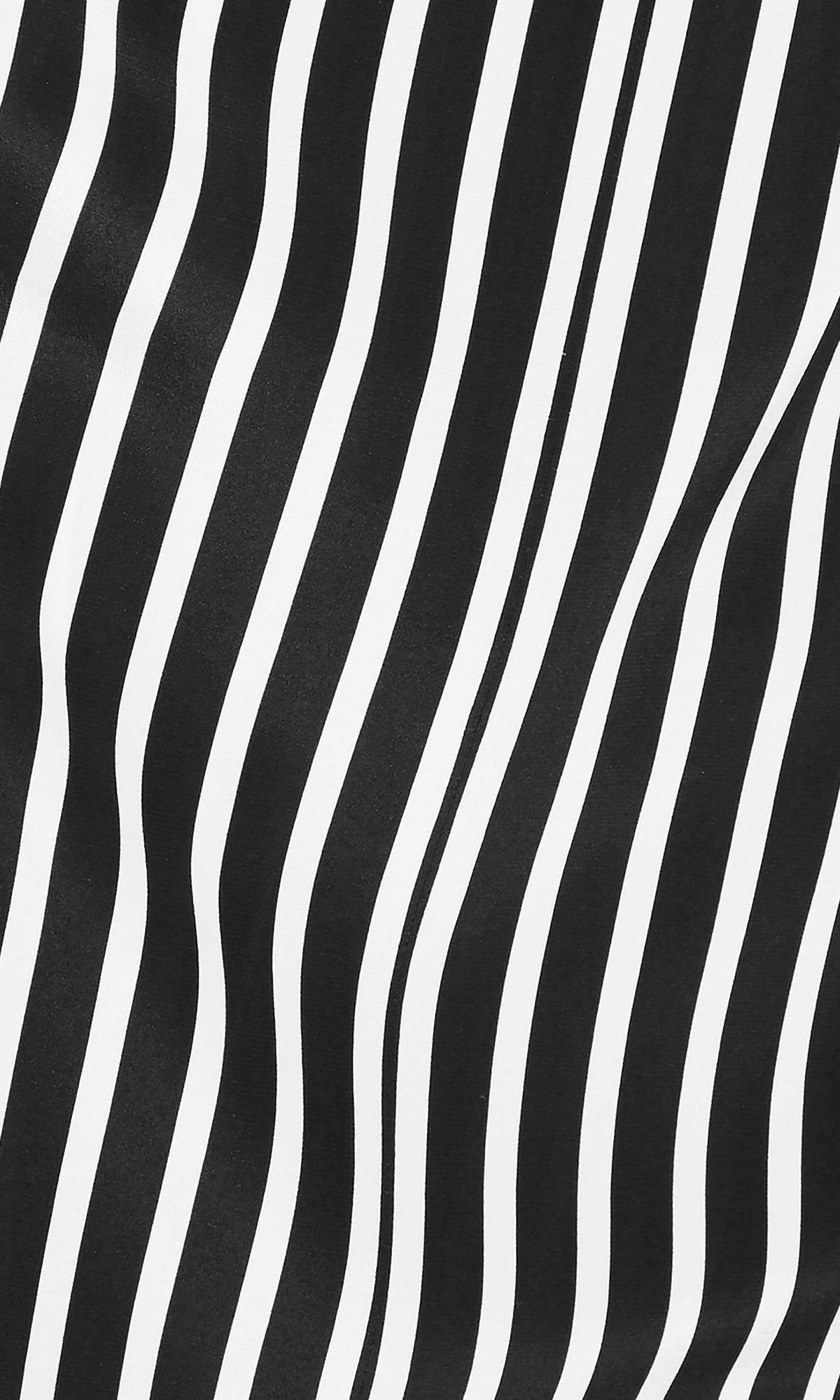 Striped Silk Crepe de Chine Caftan Marie France Van Damme 