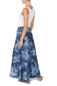 Wrapped Satin Skirt Marie France Van Damme 